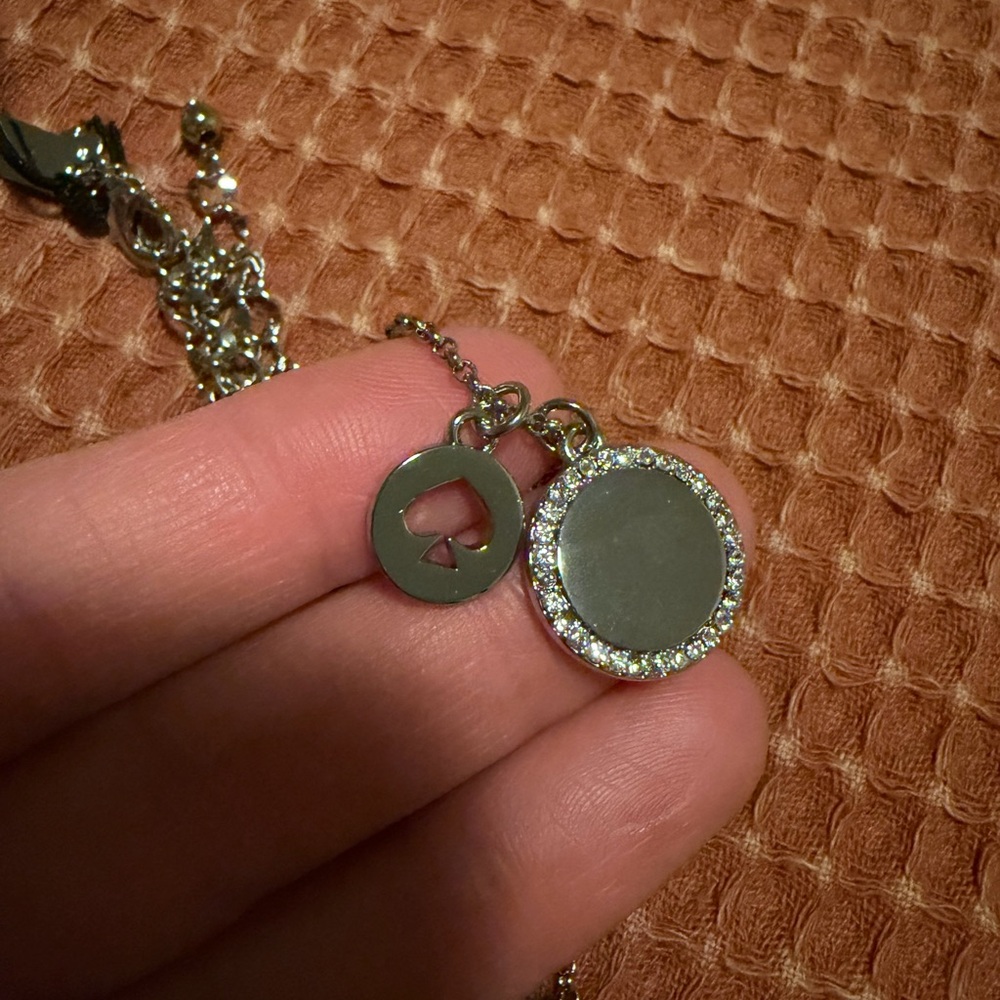 Kate Spade “Spot the Spade” necklace. NWT. $40 OBO